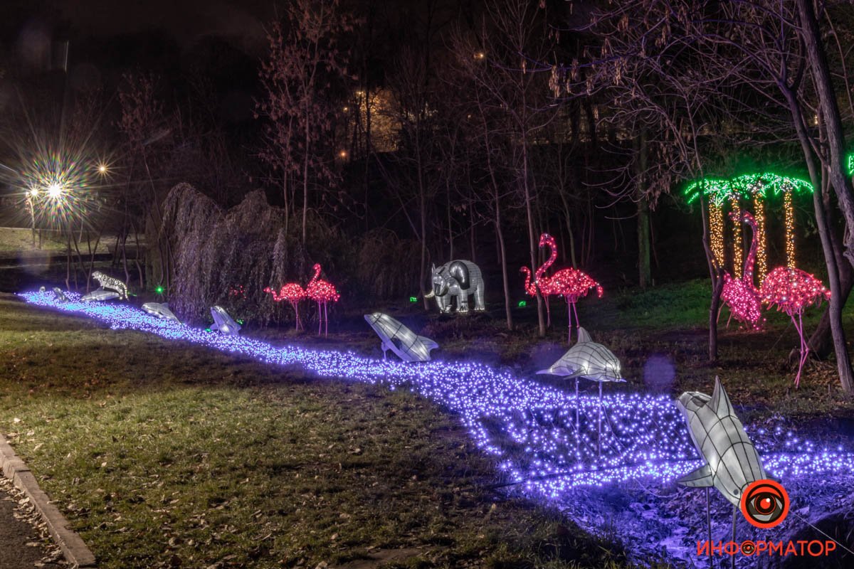 Река, дельфины и слон Река, дельфины и слон