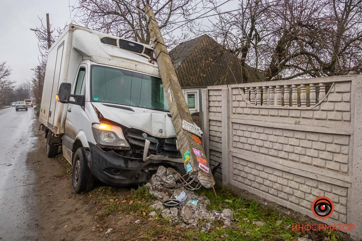 Водитель не справился с управлением