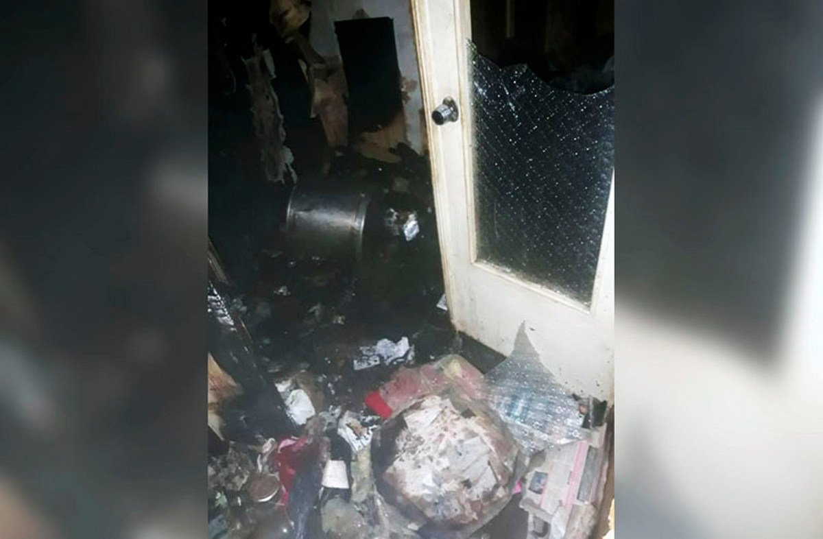 В пожаре погибла пожилая женщина