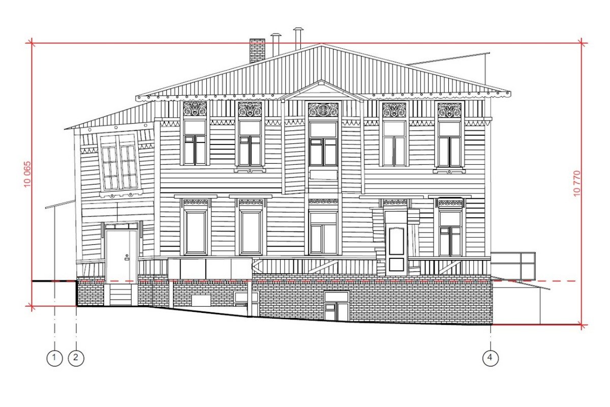 Текущее состояние деревянного здания