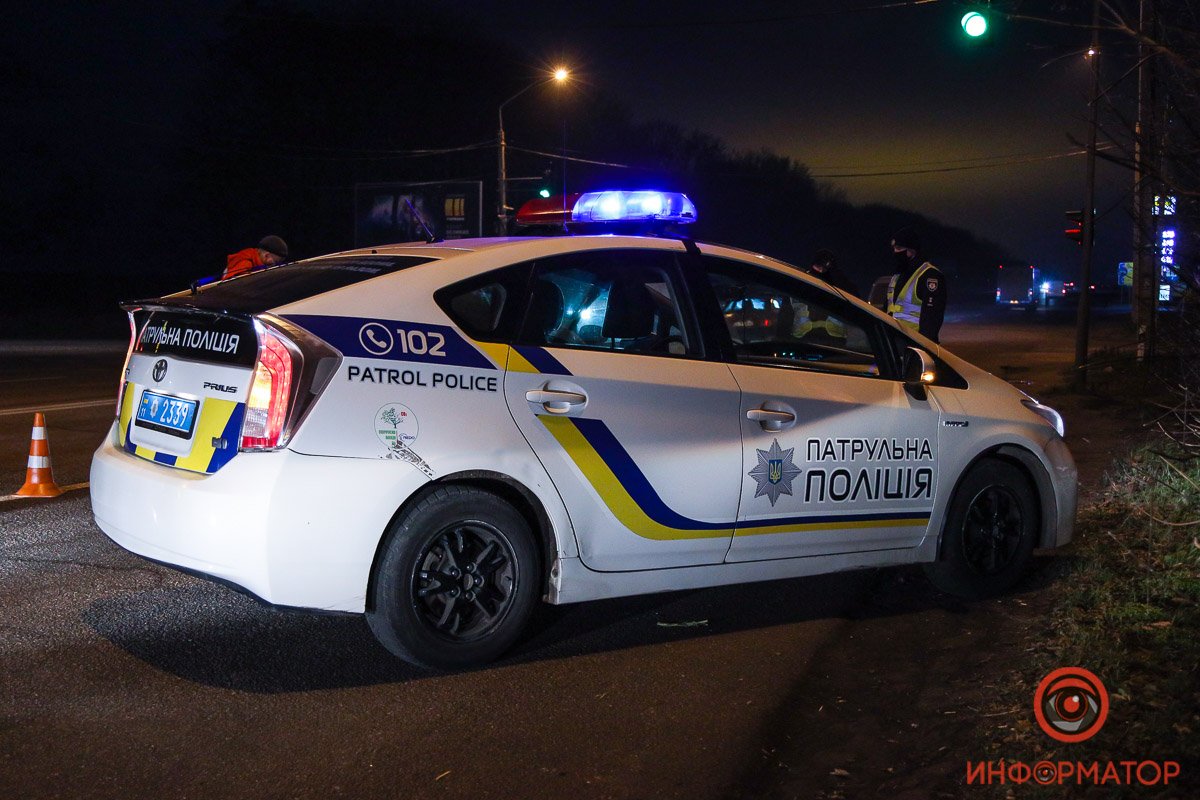 Инцидент произошел на Запорожском шоссе - перед поворотом на Дослидное