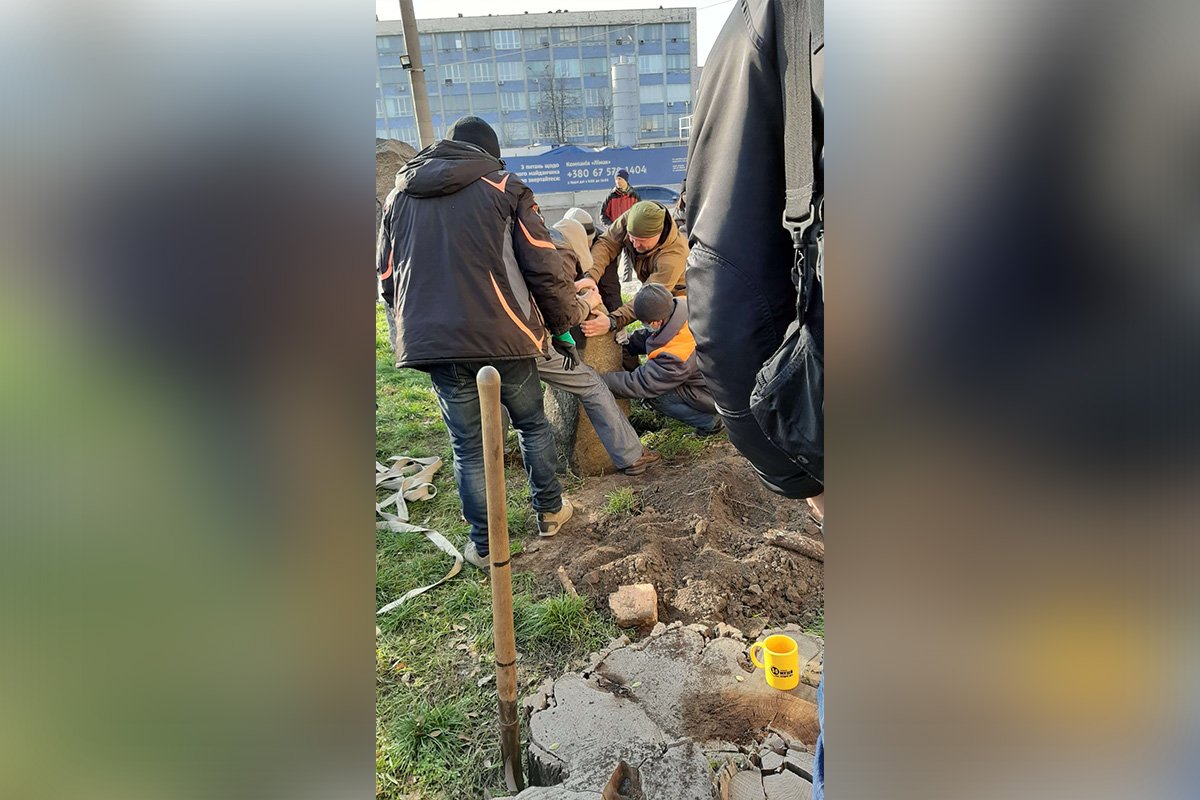 Нашли скифского воина в 2017 году возле поселка Вишневое Пятихатского района, примерно в 150 метрах от курганной группы