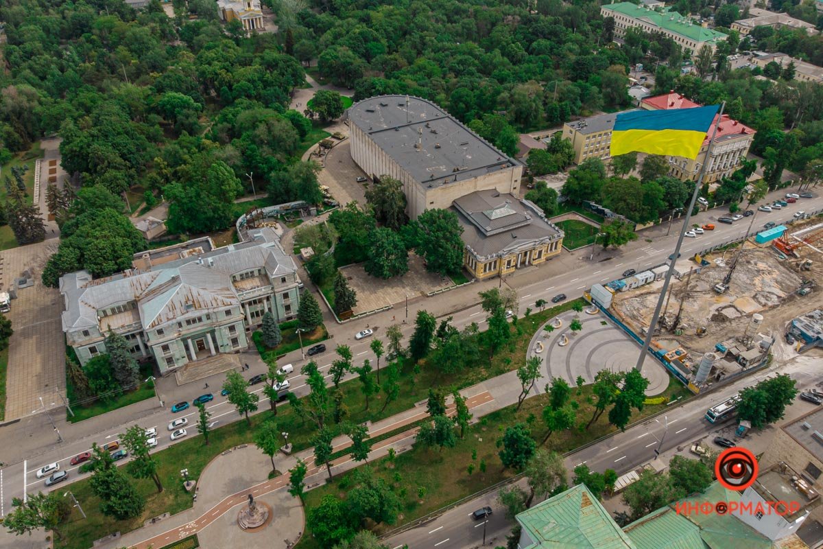 Самый большой Флаг Украины в Днепре Самый большой Флаг Украины в Днепре