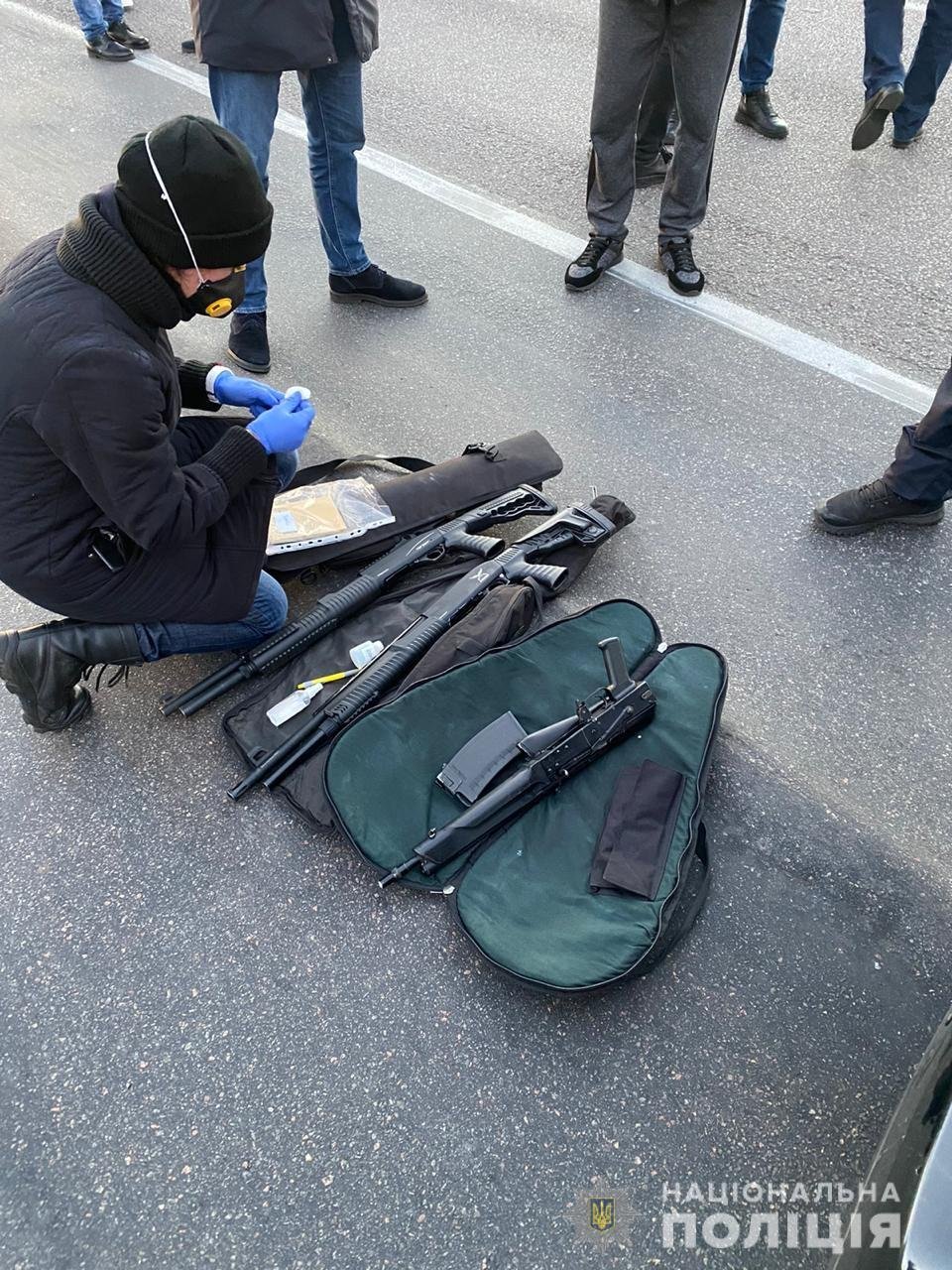 В машинах находилось оружие В машинах находилось оружие