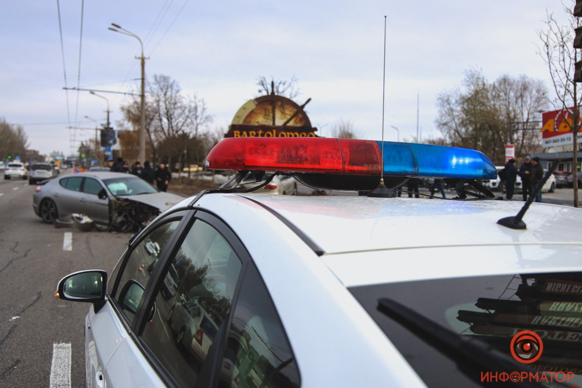 На Набережной Победы случилась авария