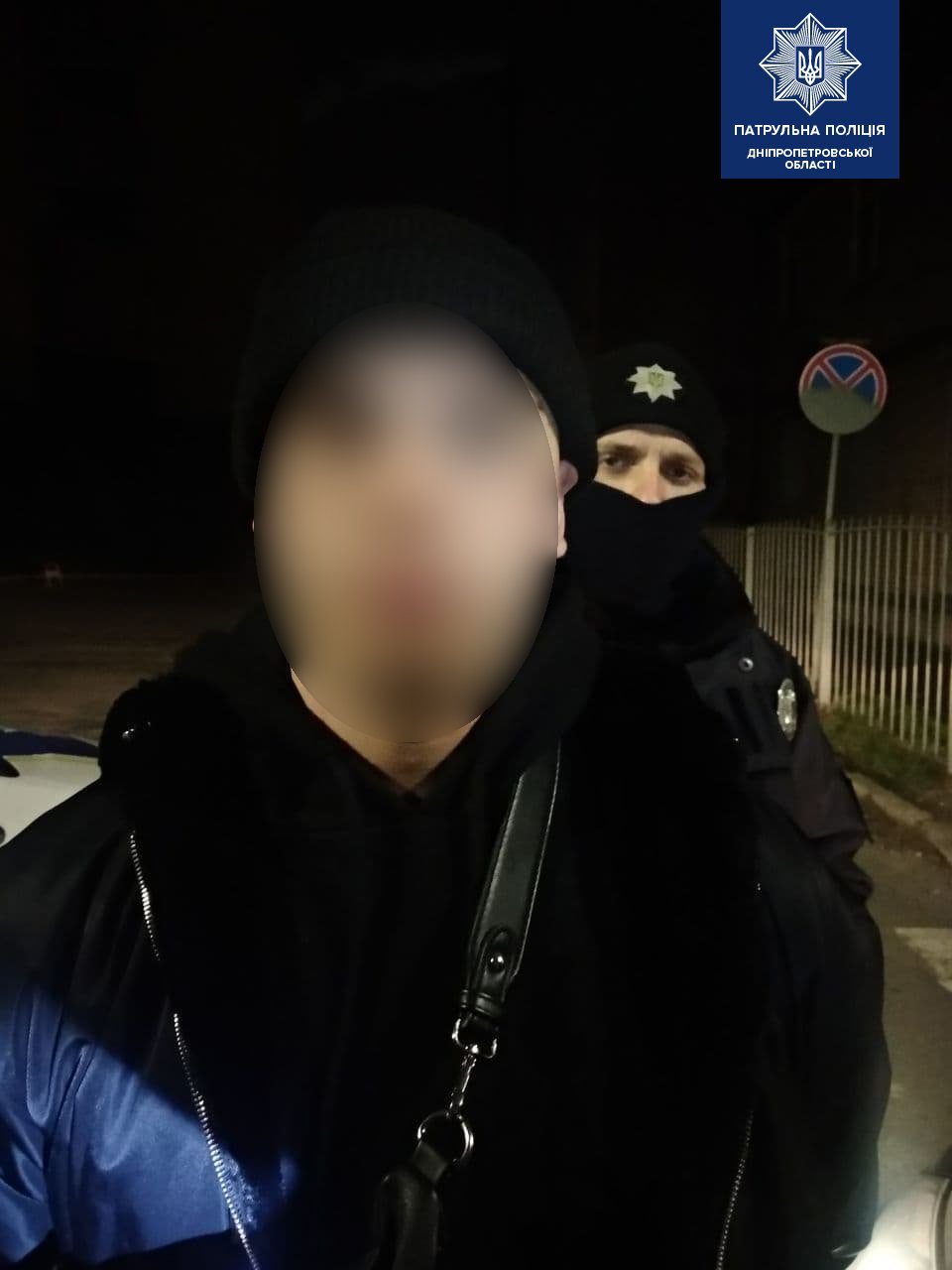 Подозреваемого доставили в Днепровское отделение полиции