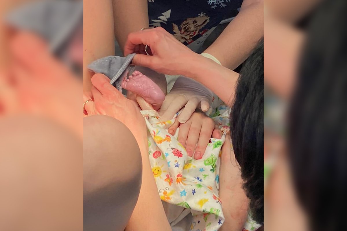 На свет появился здоровый мальчик