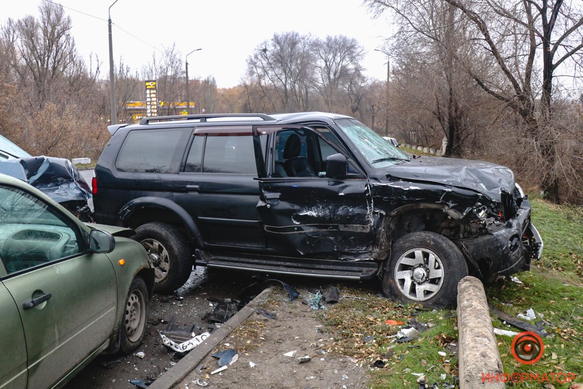 ДТП на виадуке