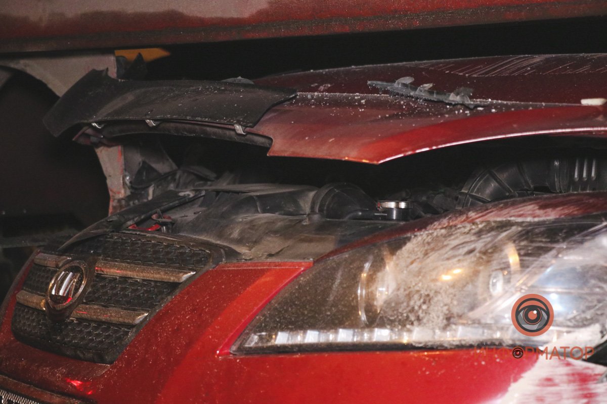 В машине находился один человек