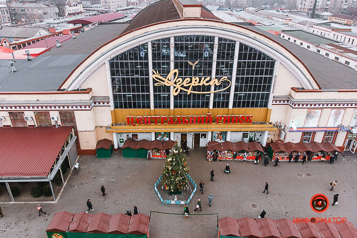 Елочку оградили