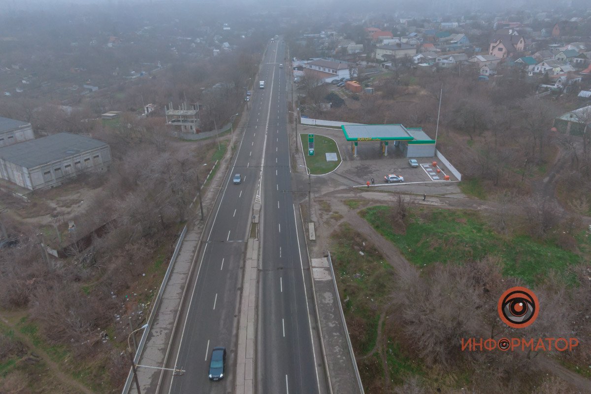 Заезд на мост