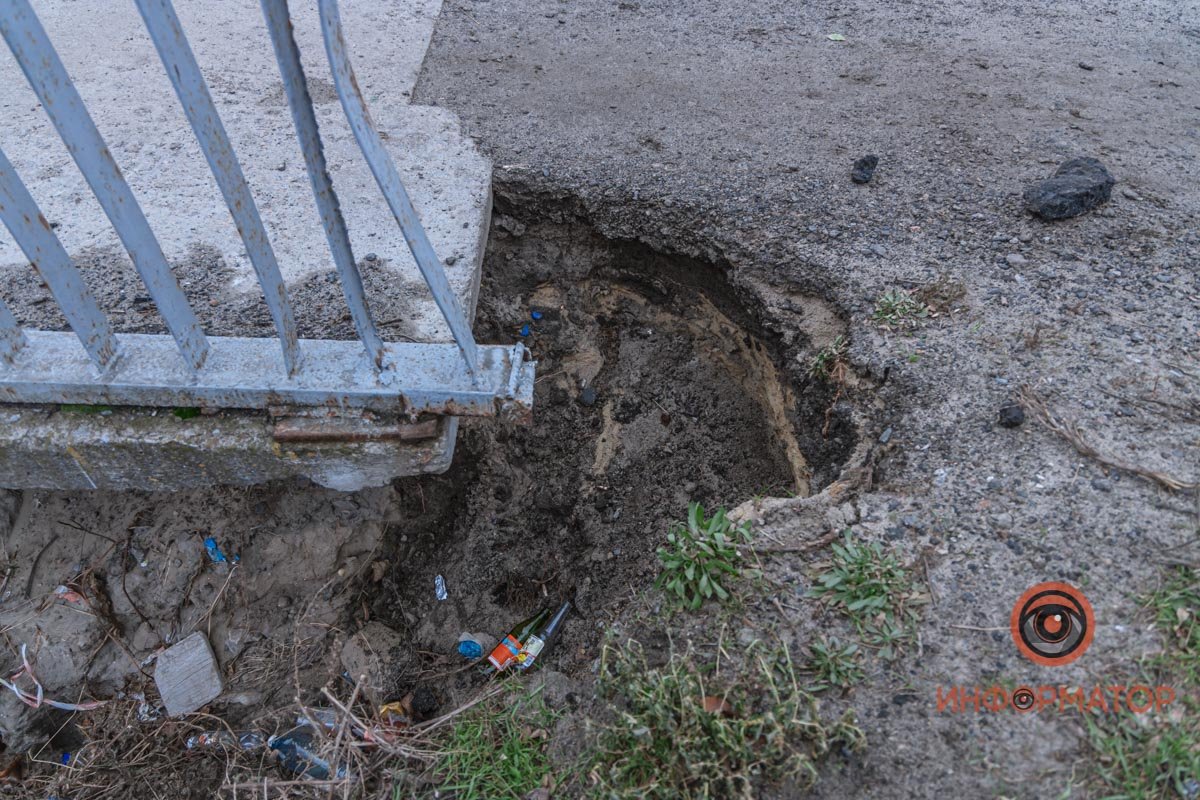 Размыло грунт