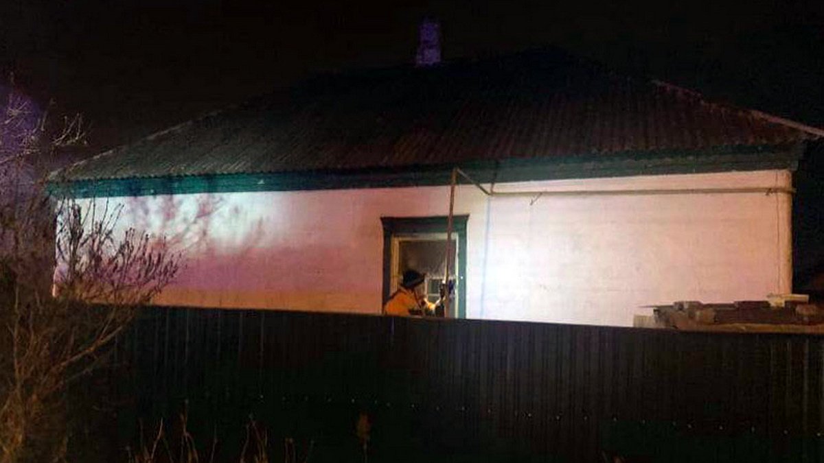 Горел частный дом Горел частный дом