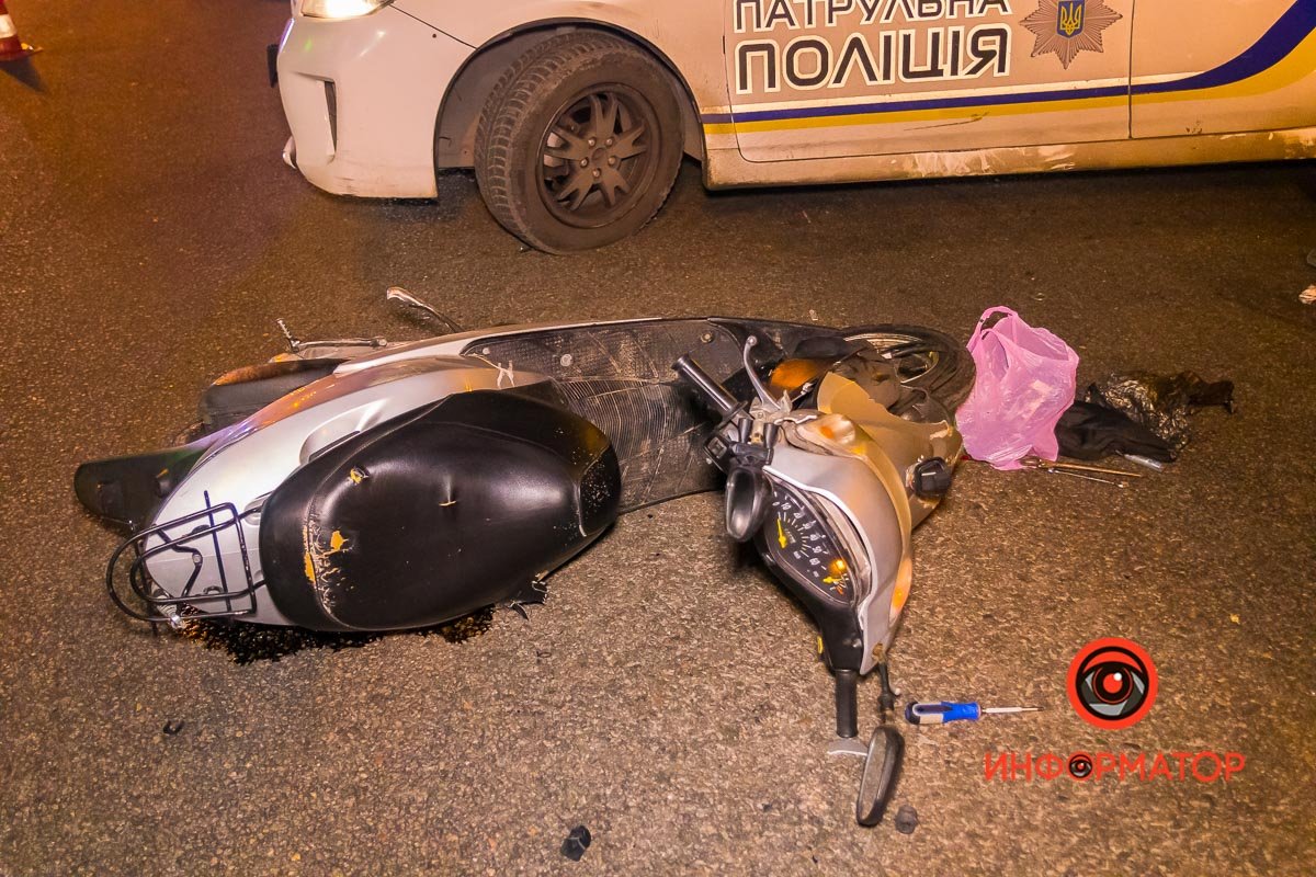 Водителя двухколесого забрала скорая в больницу №6