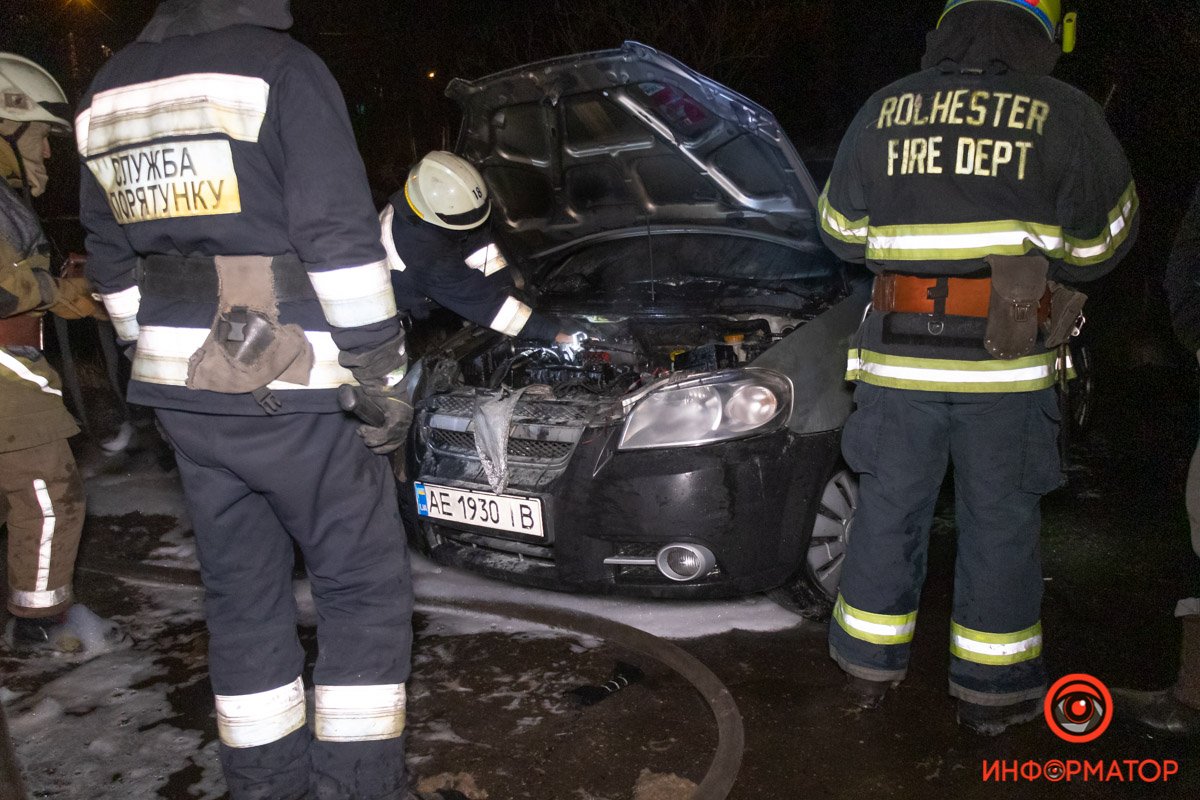 Пожар на улице Магдалиновской