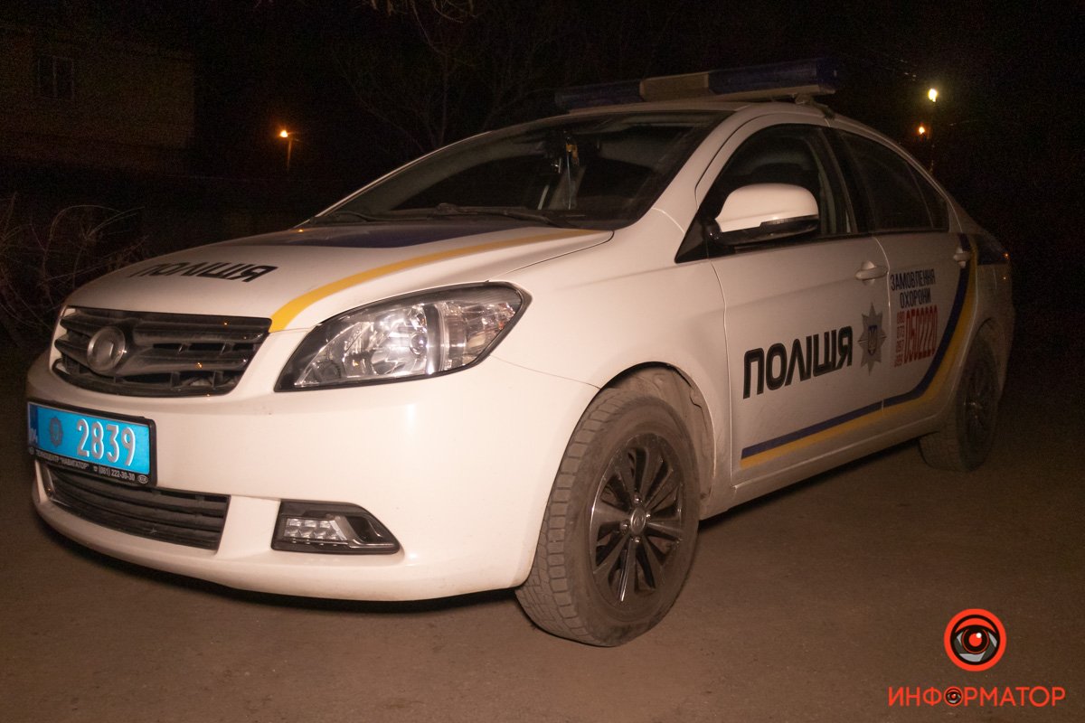 На место приехала полиция