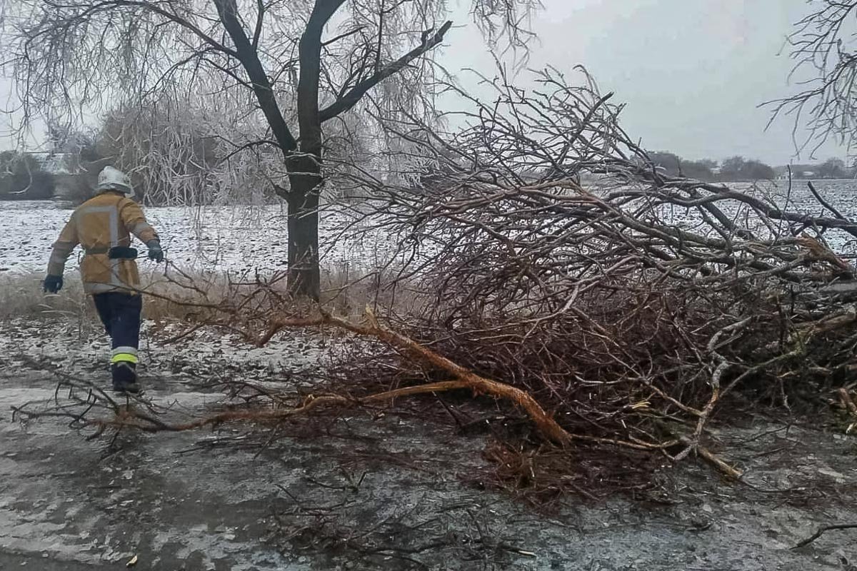 Последствия ледяного дождя в Днепре: хроника непогоды 5