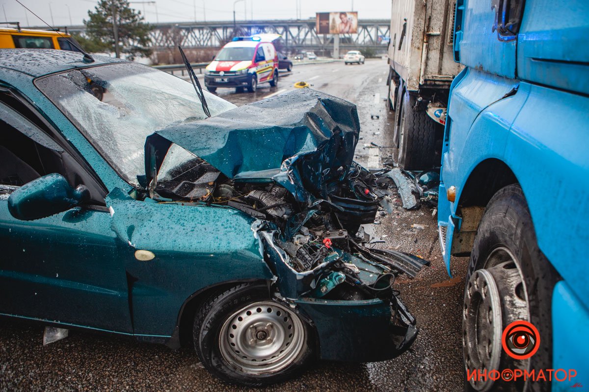 Пострадала водитель Daewoo Пострадала водитель Daewoo