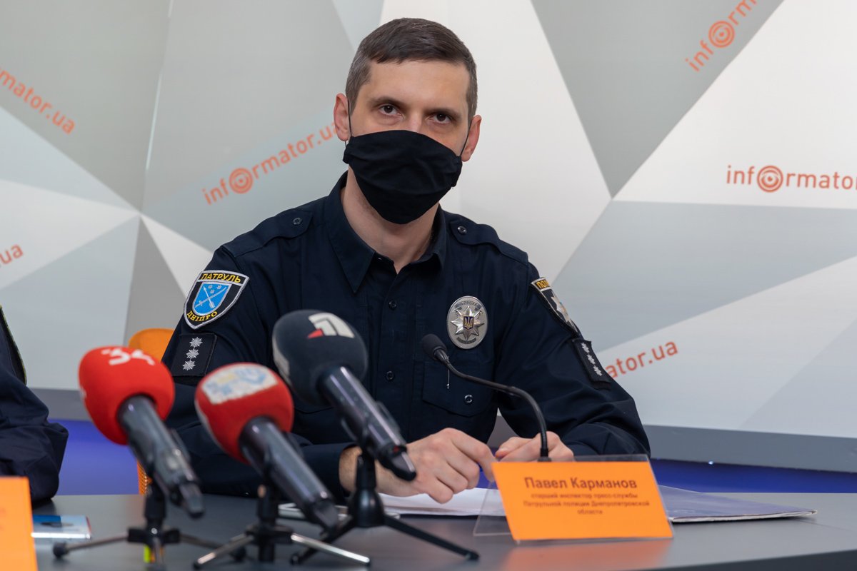 Павел Карманов - старший инспектор пресс-службы Управления патрульной полиции в Днепропетровской области
