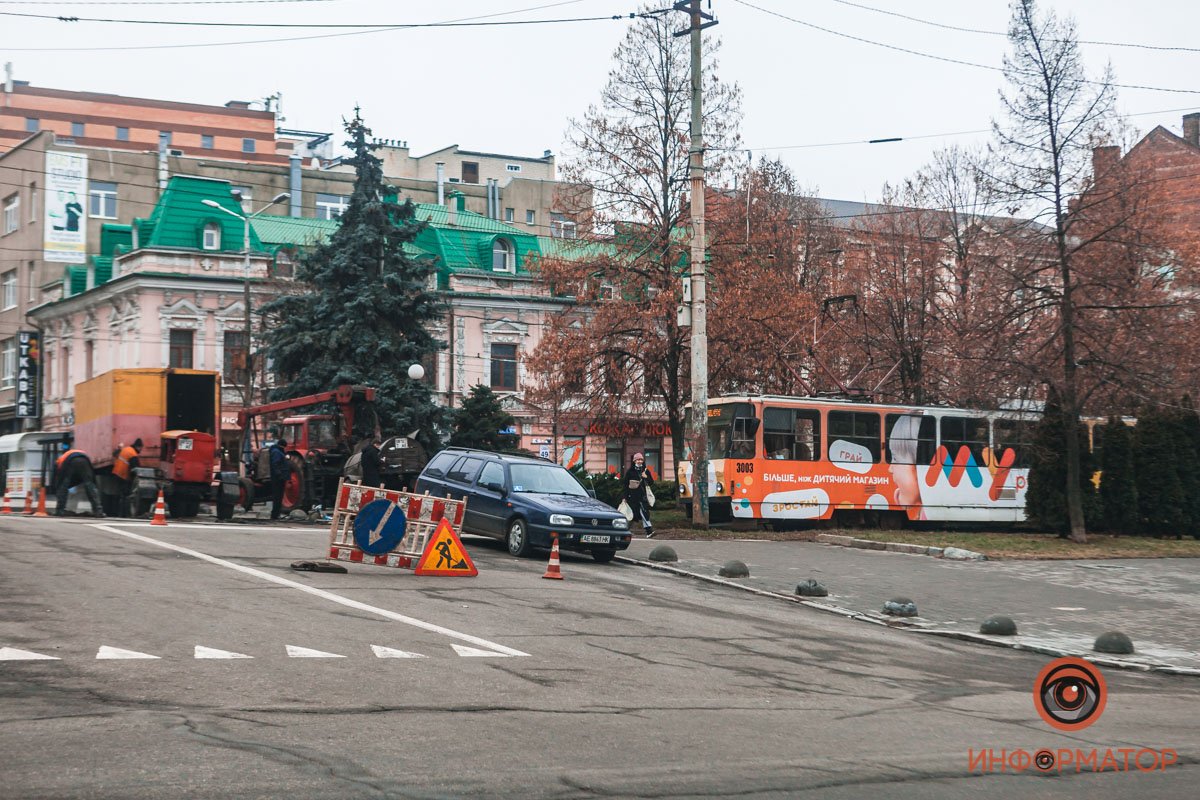 Инцидент произошел на перекрестке проспекта Дмитрия Яворницкого с улицей Баррикадной