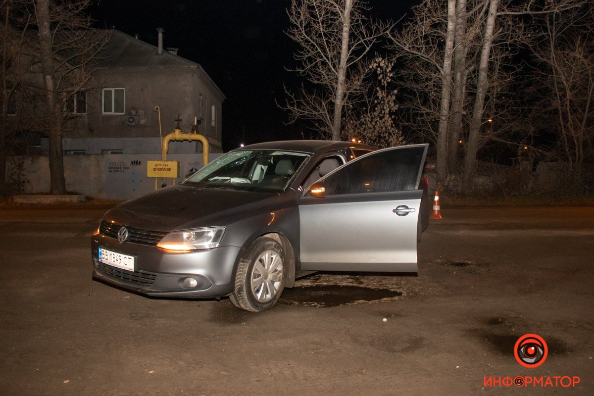 Volkswagen ехал со стороны Отечественной