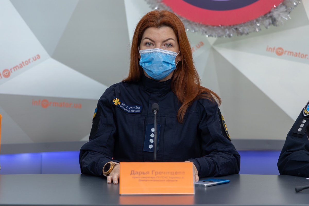 Дарья Гречищева - пресс-секретарь ГУ ГСЧС в Днепропетровской области Дарья Гречищева - пресс-секретарь ГУ ГСЧС в Днепропетровской области