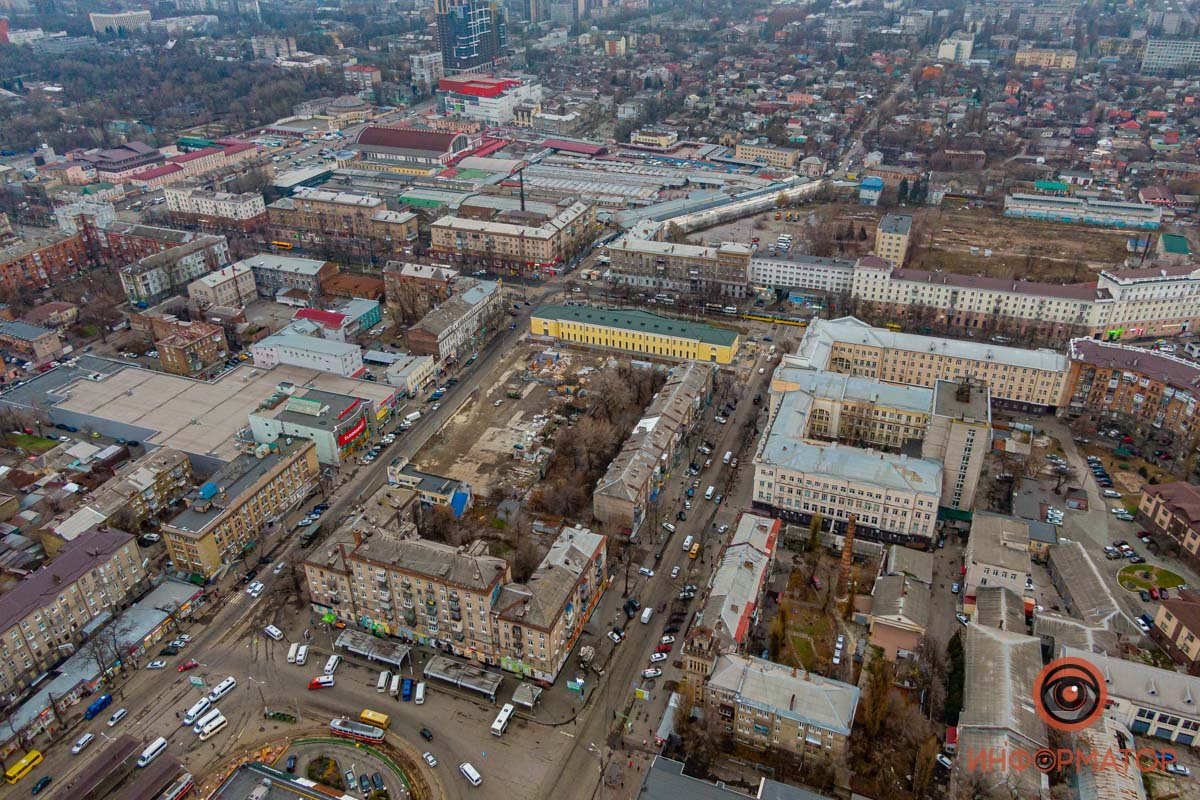 Вскоре может преобразиться весь квартал между проспектом Яворницкого, улицами Пастера и Привокзальной