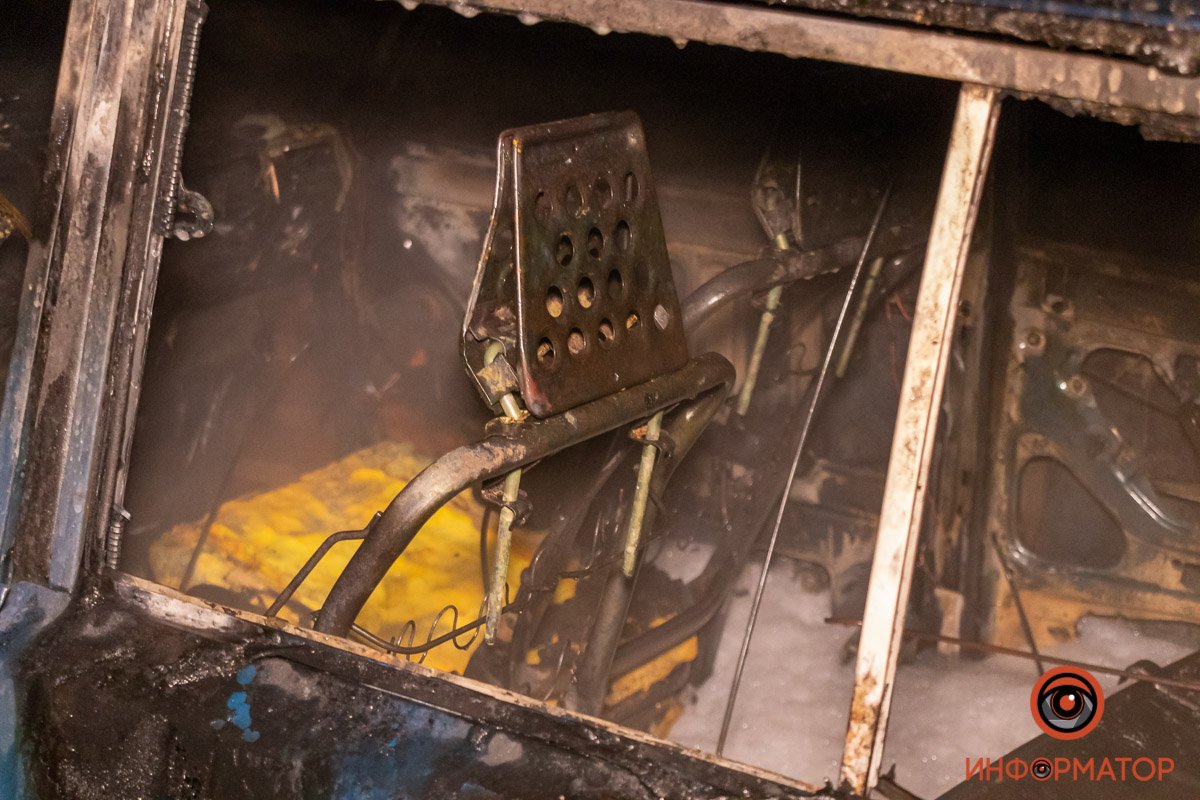 Салон ВАЗ сгорел