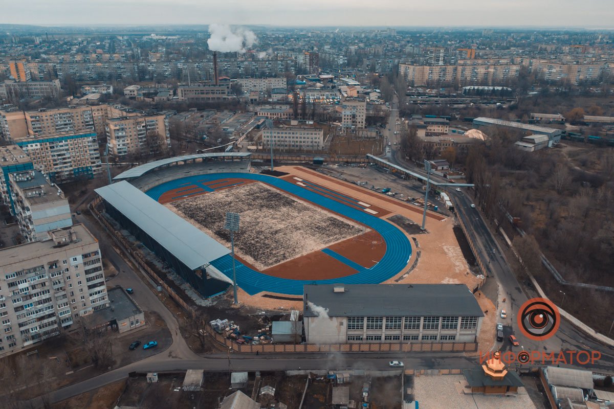 Как выглядит стадион Петра Лайко, который реконструируют в Днепре