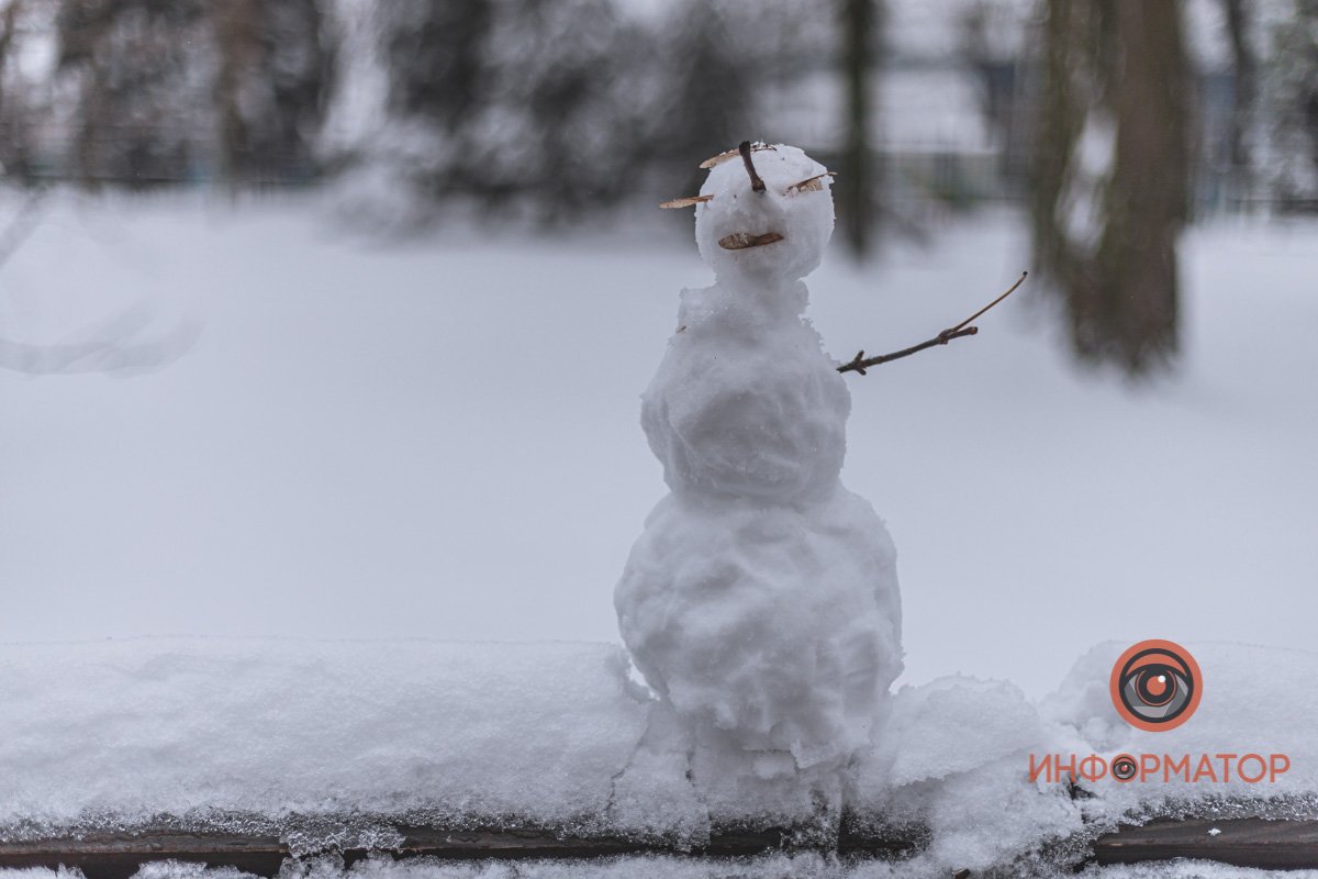 Первый снеговичок Первый снеговичок