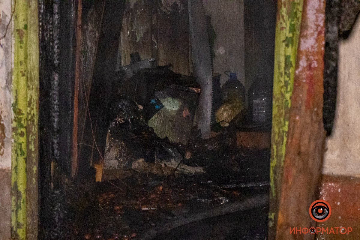 Также в доме находилась пожилая женщина