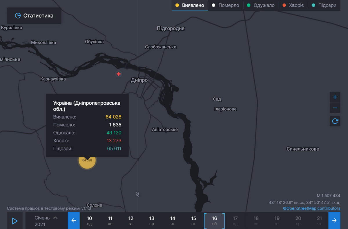 Данные СНБО