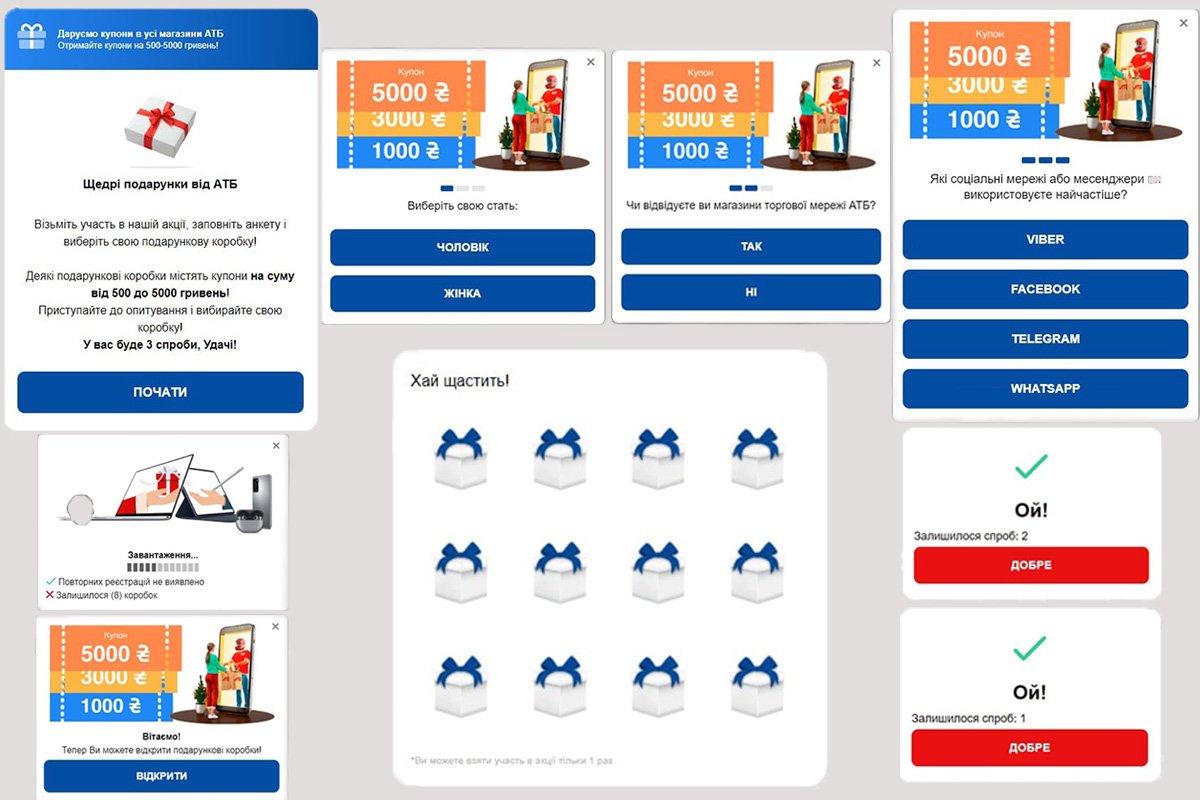 Новый “развод”: мошенники разыгрывают купоны на деньги от имени АТБ 1