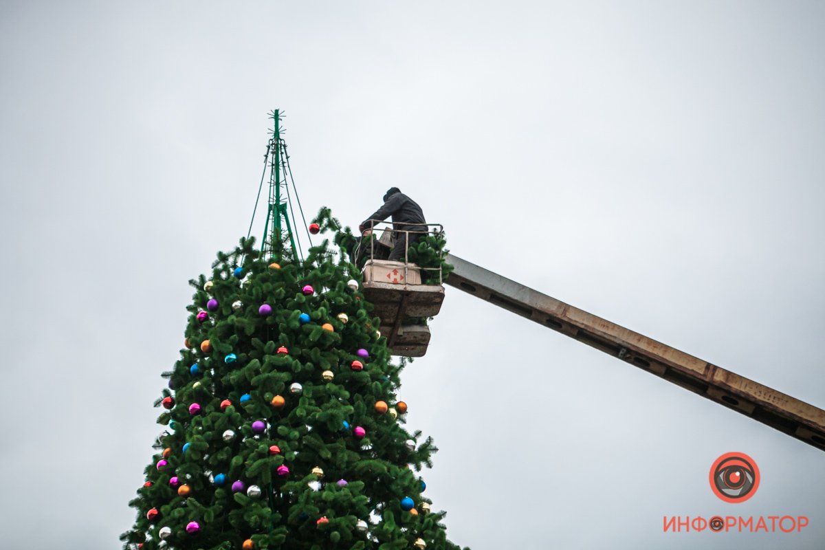 Одну за одной снимают еловые лапы