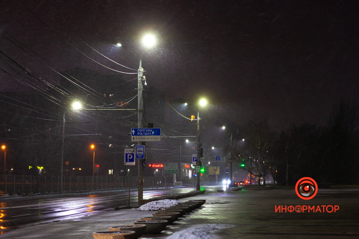 В свете фонарей