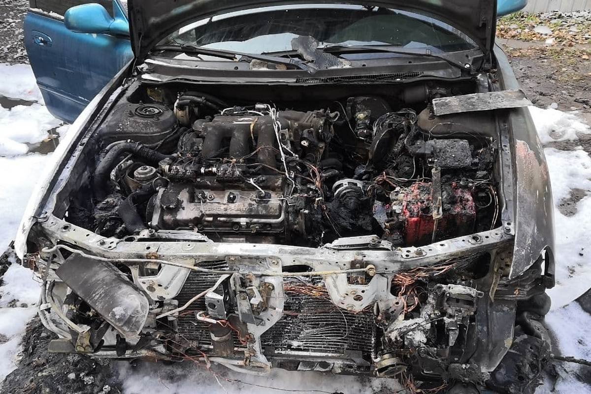 Выгорел моторный отсек