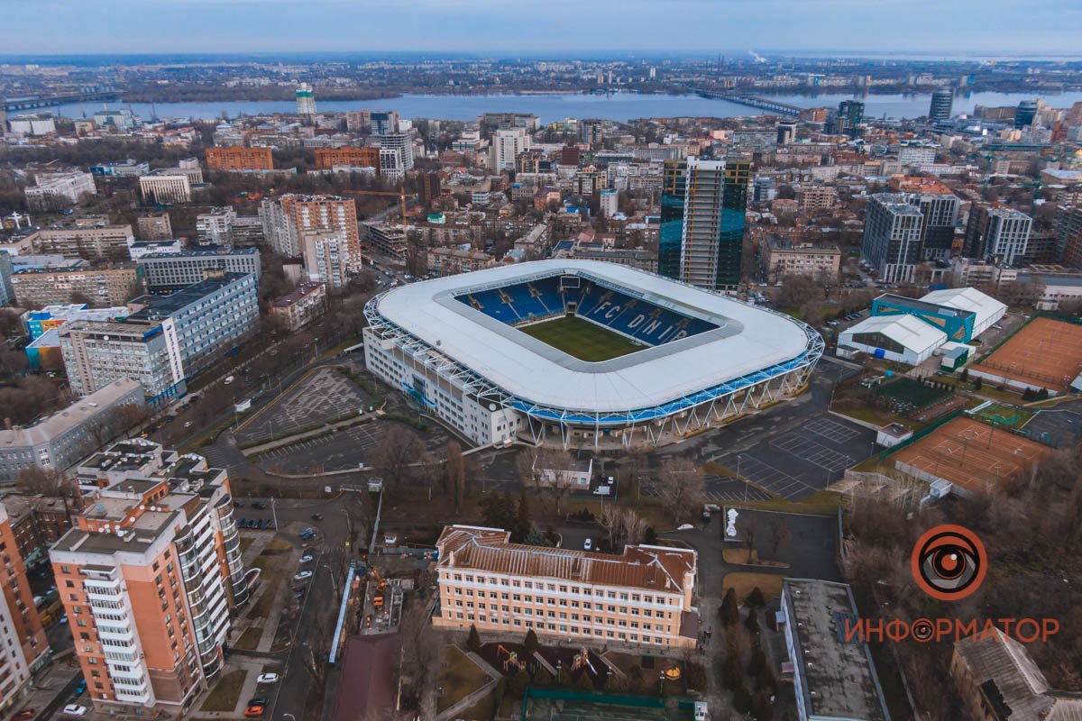 Стадион принял 3 матча сборной Украины