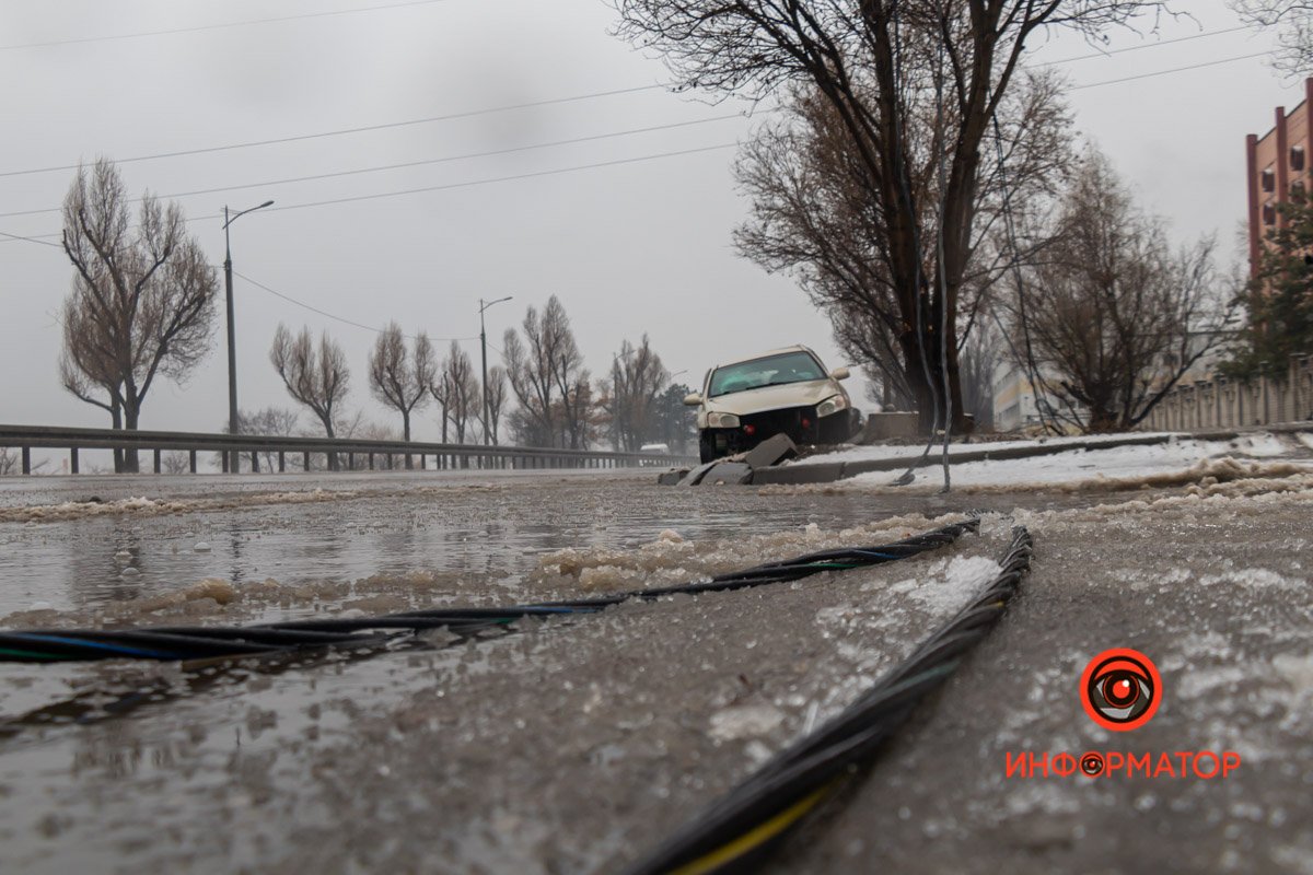 На месте работали сотрудники патрульной полиции На месте работали сотрудники патрульной полиции
