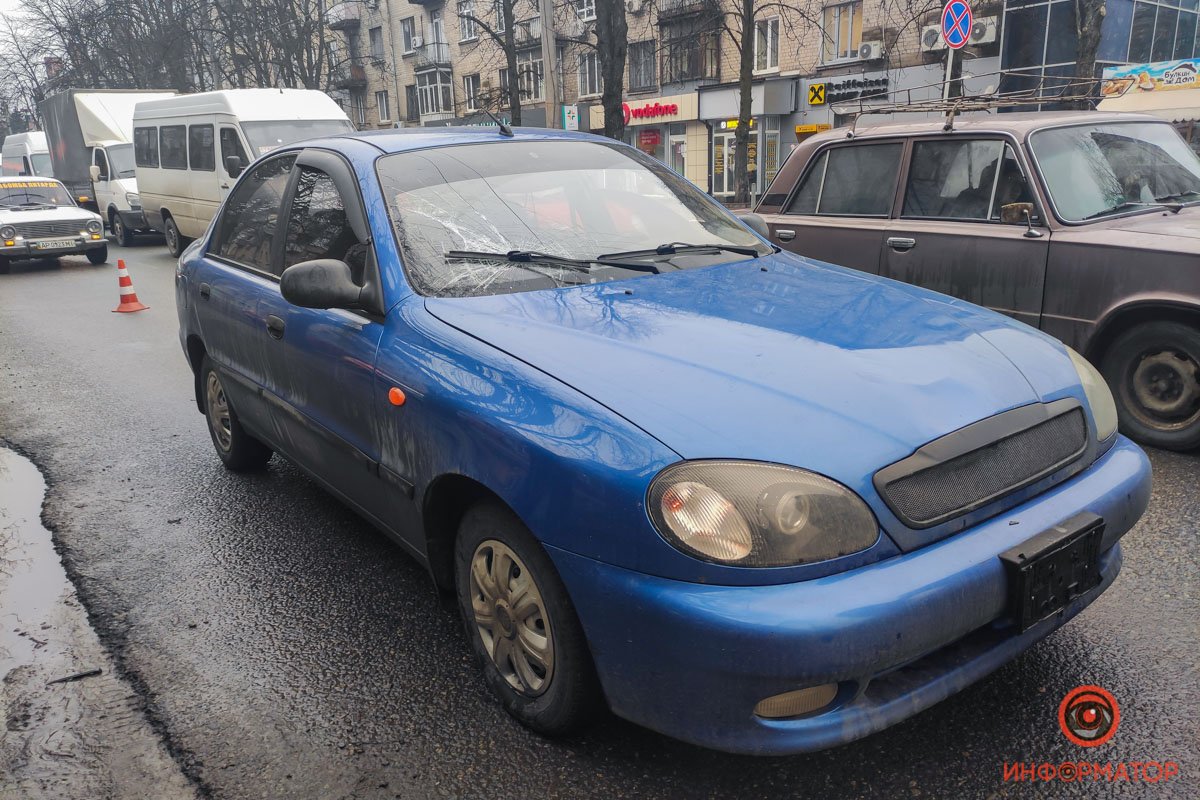 Водитель Daewoo наехал на пешехода
