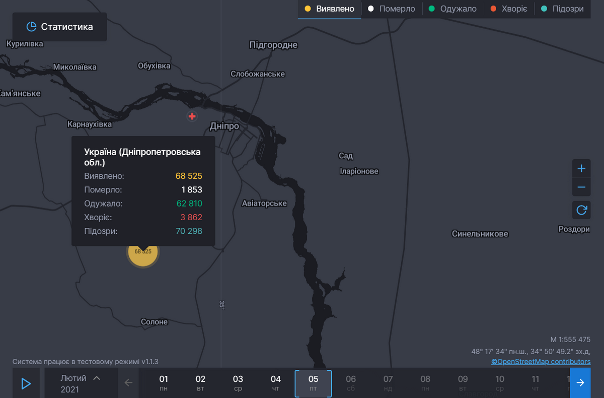 Коронавирус в Днепре и области: за сутки COVID-19 подтвердили у 287 пациентов 1