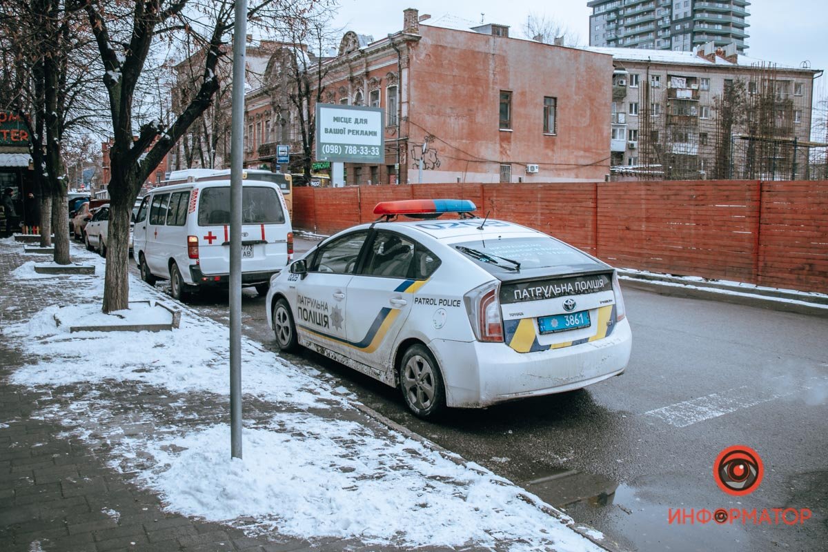 На место прибыли сотрудники полиции