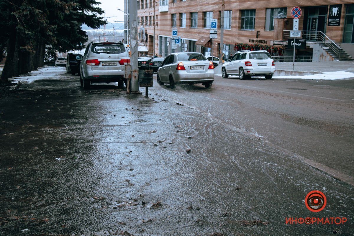 Проспект затопило