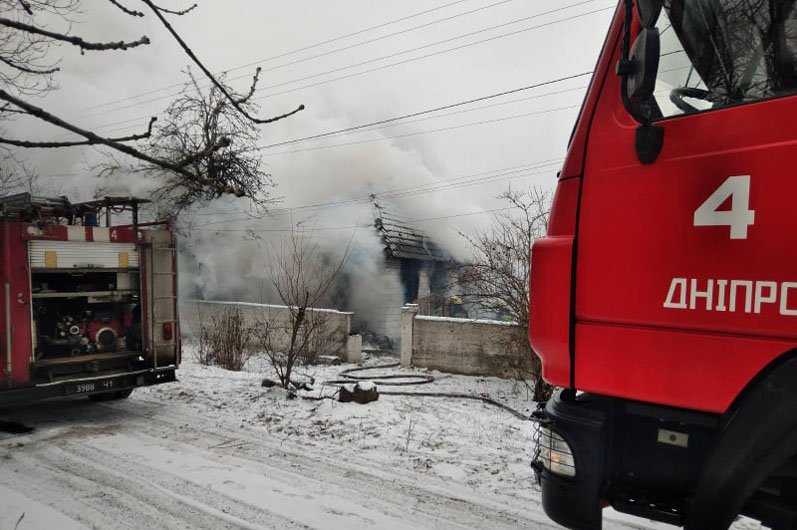 Дым затянул всю улицу