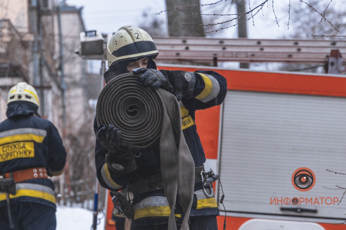 Горела квартира в доме № 55