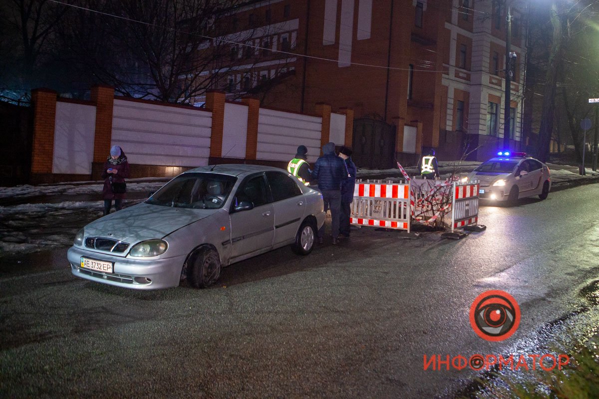 Водитель позвонил в полицию