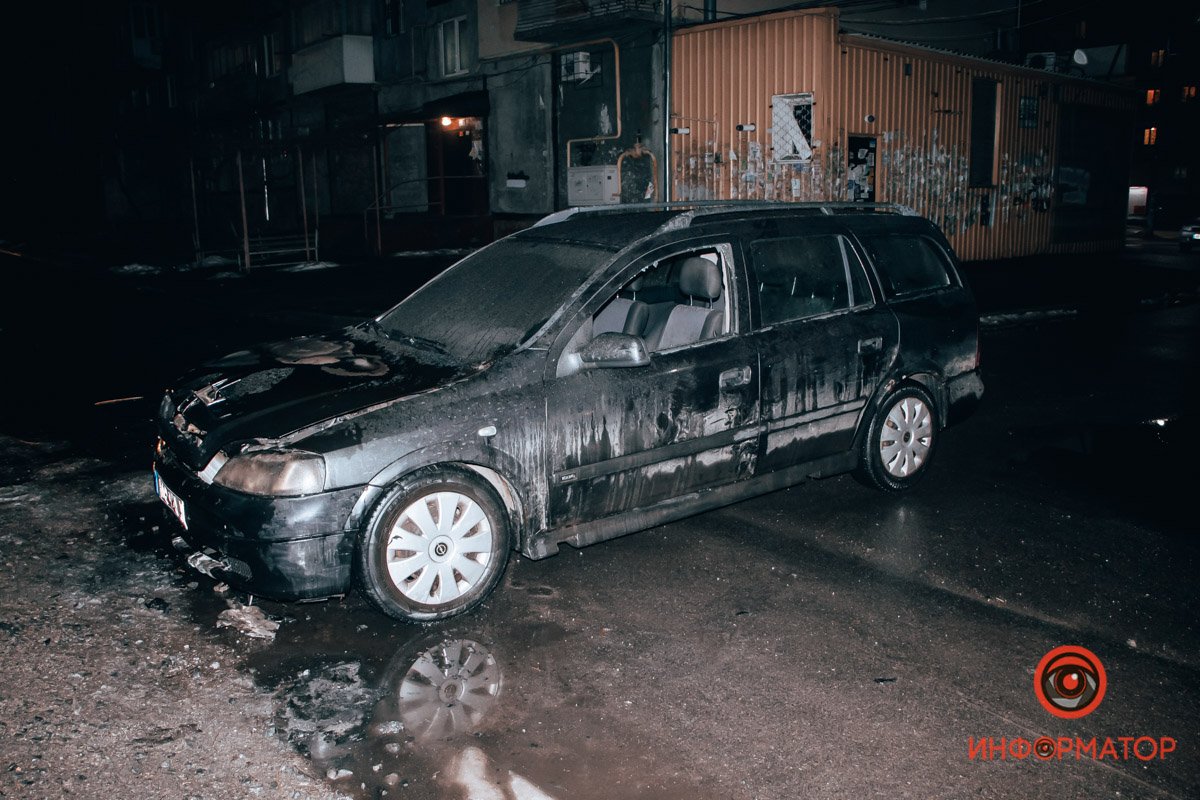 Загорелся Opel Загорелся Opel