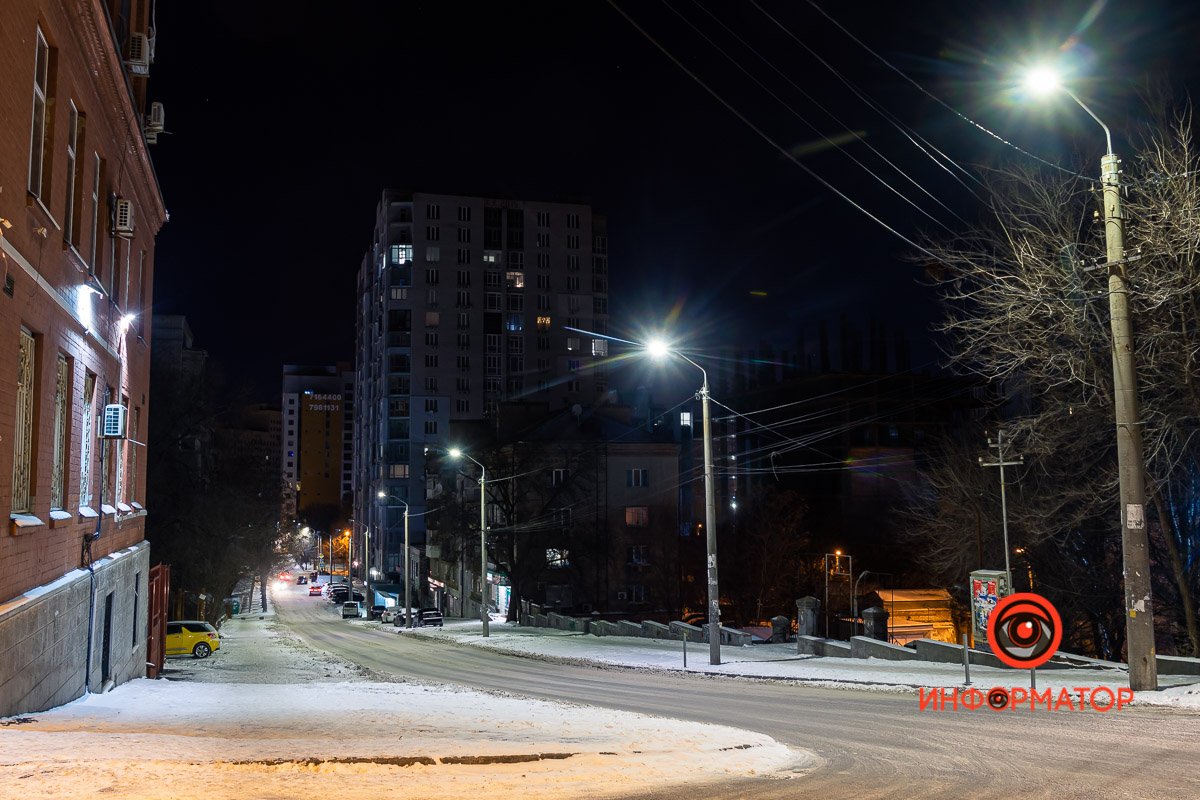 В свете фонарей