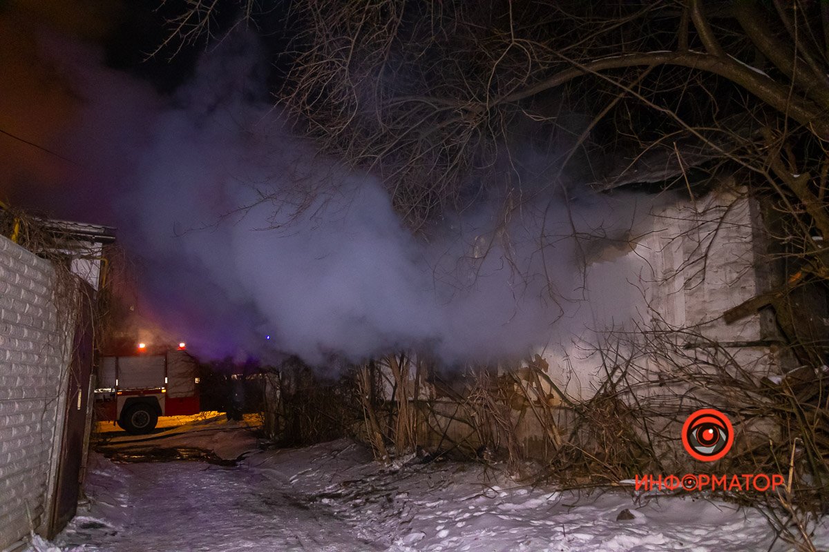 Дым окутал район Дым окутал район