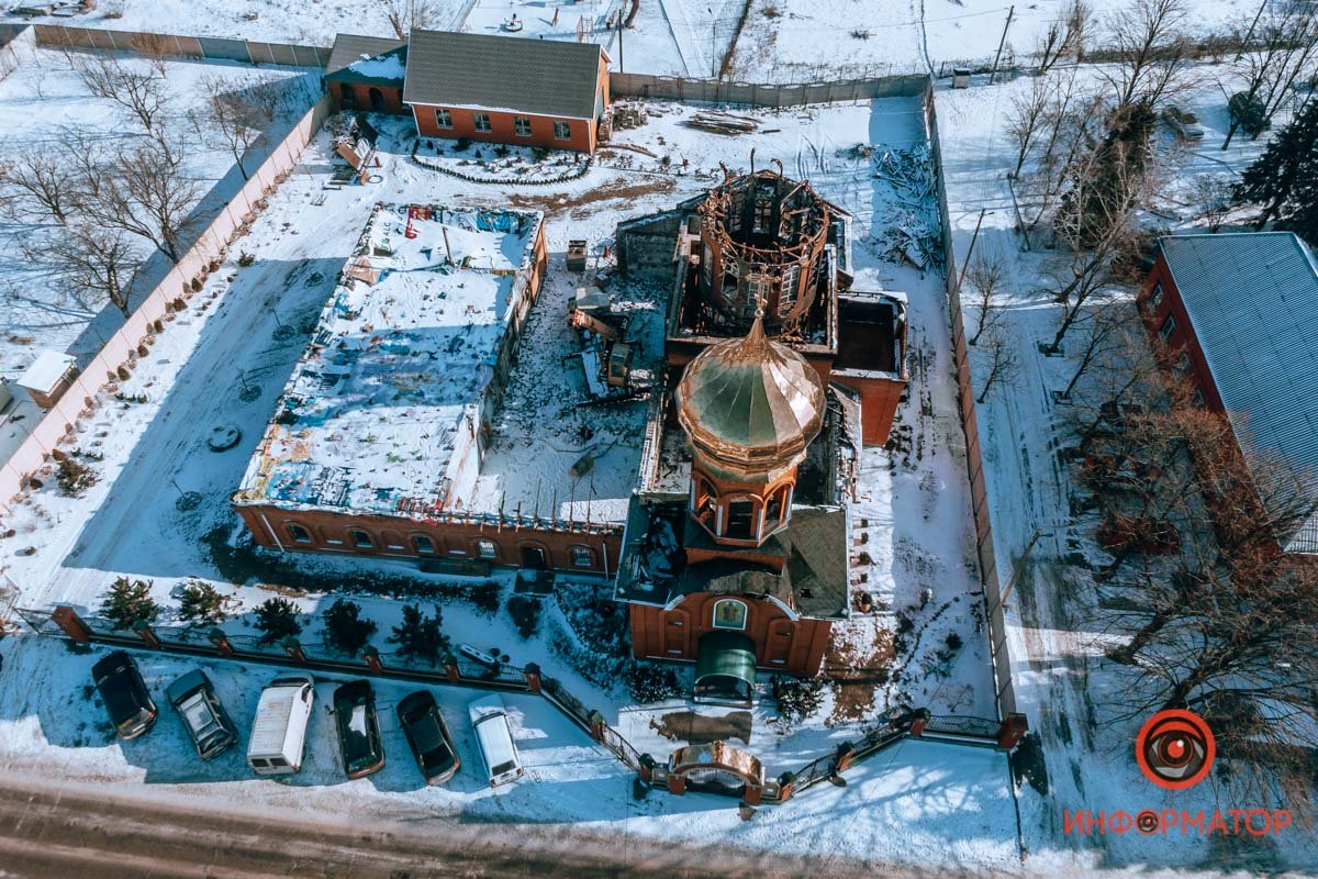 В январе тут случился пожар