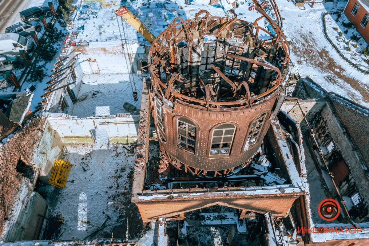 Место работ ограждено